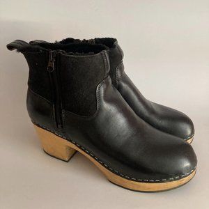 Swedish Hasbeens Shearling Boots 40